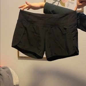 Black lululemon shorts